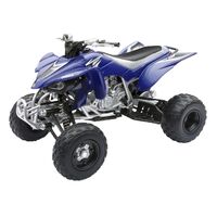 YAMAHA YFZ 450 BLUE RACE QUAD ATV DIE CAST MODEL - TOY , 1:12 SCALE