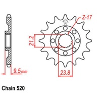 SUZUKI RMX RMZ 450 14 TOOTH FRONT STEEL SPROCKET 450