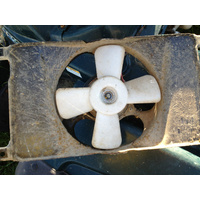 USED LTF 500 FW 4X4  QUAD RUNNER MASTER RADIATOR  COOLING FAN. , WRECKING QUADS