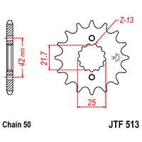 SUZUKI GS 550 GSX GSF GSXR 750 YAMAHA YZF RD FZR 15 TOOTH FRONT STEEL SPROCKET 
