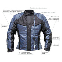 MOTOLINE CROSSTECH ENDURO JACKET  ROAD BUILT IN CAMEL BACK BLADDER SIZE S SMALL