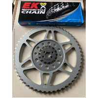 YAMAHA AG 200 CHAIN AND SPROCKET KIT 14 T FRONT 54 T REAR 428 EK CHAIN - JAPAN