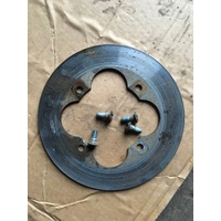 SUZUKI LTZ KAWASAKI KFX 400 2006 REAR BRAKE DISC AND BOLTS 