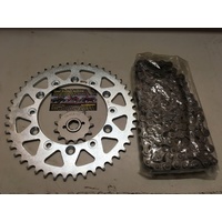 HONDA XR 200 R CHAIN SPROCKET KIT SET 12 T FRT 48 T REAR 520 CHAIN 84+