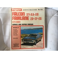 FORD FALCON XY-XA-XB FAIRLANE ZD-ZF-ZG 6CYL GREGORYS  WORKSHOP MANUAL