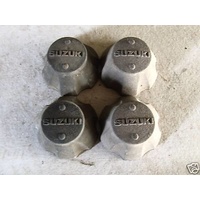 SUZUKI LTF 250 QUAD RUNNER 300 KINGQUAD HUB CAPS - DUST COVERS