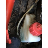 POLARIS 400 HAWKEYE  WRECKING /  PARTS   COOLANT BOTTLE OVER FLOW 