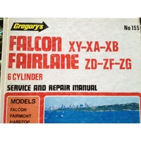 FORD FALCON/FAILANE 1970-1976 GREGORYS    WORKSHOP MANUAL