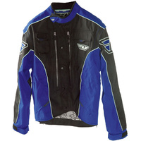 FLY ENDURO JACKET  BLACK BLUE SIZE MEDIUM