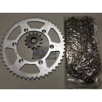 SUZUKI DRZ 250 CHAIN AND SPROCKET KIT 13 49 MTX SPROCKETS 520  DID O RING  CHAIN