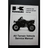 GENUINE KAWASAKI SERVICE WORKSHOP MANUAL '95-'04 LAKOTA300/LAKOTA SPORT/ KEF300