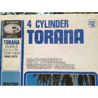 HOLDEN TORANA LC-LJ-TA 12-1300 1969-1975 SP WORKSHOP MANUAL