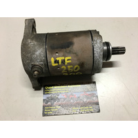 SUZUKI KINGQUAD 300 QUAD RUNNER 250 LTF   USED STARTER MOTOR 