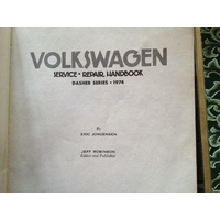 VW  DASHER 1974- MODELS CLYMER WORKSHOP MANUAL