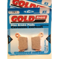 HUSABERG GOLD FREN K5 REAR BRAKE PADS  , 250 300 390 450 501 570  KTM 