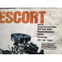 FORD ESCORT 1100-1300-1300GT GREGORYS SP  SERVICE REPAIR MANUAL WORKSHOP 