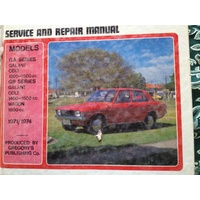 GALLANT GA/GB 1971-1974 GREGORYS SP  SERVICE REPAIR MANUAL WORKSHOP 