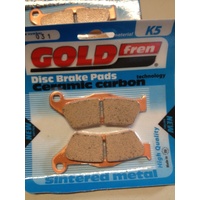 HUSABERG GOLD FREN K5 FRONT BRAKE PADS 125 250 300 350 390 450 501 570 600 650