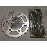 YAMAHA WR 450  CHAIN AND SPROCKET KIT 14 50  SPROCKETS X RING 520 CHAIN