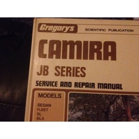 HOLDEN CAMIRA JB 1982-1983 GREGORYS  WORKSHOP MANUAL