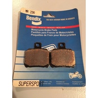 BENDIX BRAKE PADS DUCATI KTM 1190 APRILIA CAGIVA PIAGIO VESPA BREMBO MR 230