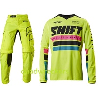 SHIFT RECON PHOENIX FLURO VMX RETRO JERSEY & PANT GEAR SET SIZE   EXTRA LARGE 36