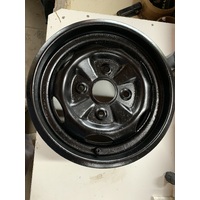 SUZUKI LTA 750 - 700 -  ALLOY FRONT RIM GENUINE SUZUKI BLACK ALSO FITS 450 500