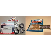 SUZUKI DRZ 400 KLX FRONT WHEEL BEARING BRAKE PADS KIT GOLDFREN ALLBALLS 1079 041