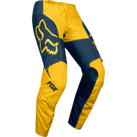 FOX RACING MX 180 PRZM NAVY - YELLOW OFF ROAD  PANTS SIZE 32