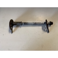 YAMAHA AG 200 REAR WHEEL AXLE , SPACER NUT  SNAIL CHAIN ADJUSTERS