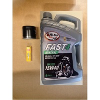 YAMAHA YFM GRIZZLY 660 - 700 07 - 08  ATV SERVICE PACK oil 4lt HI TEC , oil filter , spark plug