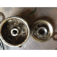 HONDA TRX 400 450 4X4  WRECKING PARTS FLYWHEEL - ROTOR AND STARTER CLUTCH