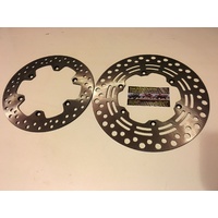 SUZUKI DRZ 400  KLX FRONT & REAR STAINLESS STEEL BRAKE DISCS 261 106
