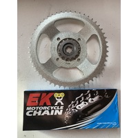 YAMAHA AG 100 CHAIN AND SPROCKET KIT 14 T FRONT 51 T REAR 428 CHAIN 