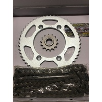 SUZUKI DRZ 125 SMALL WHEEL CHAIN & SPROCKET KIT 14 T FRONT 51 T REAR 428 CHAIN 