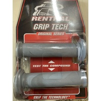 ATV QUAD RENTHAL FULL DIAMOND SOFT HAND GRIPS GREY YFZ TRX LTR LTX KFX BANSHEE