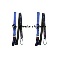 AEROFAST MOTORCYCLE TIE DOWN STRAP BLUE YAMAHA YZ WR YFZ KTM 37 mm 2 METER LONG