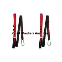 AEROFAST MOTORCYCLE TIE DOWN STRAP  RED HONDA CR CRF XR 37 mm 2 METER LONG