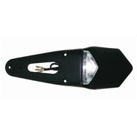 ENDURO OFF ROAD REAR TAIL LED LIGHT / NUMBER PLATE MOUNT KTM WR TE FE CLEAR LENSE
