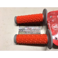 MX OFF ROAD HAND GRIPS SOFT DIAMOND MULTI DENSITY KTM ORANGE 