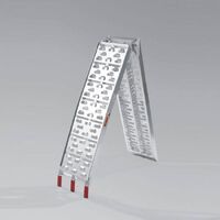 ATV MOWER MX MOTOR CYCLE FOLDING ALLOY RAMP 226 CM 2.26M LONG 30 CM WIDE 340 KG RATED 