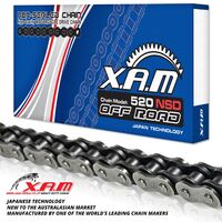 XAM 520 HEAVY DUTY NON SEALED CHAIN MX OFF ROAD ENDURO XR DR KDX PE RM KX YZ CR CRF TTR