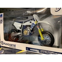 HUSQUVARNA FS 450 HUSKY MOTARD  TOY MODEL DIECAST 1:12 SCALE GIFT IDEA CHRISTMAS
