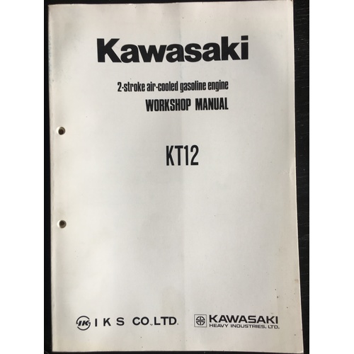 KAWASAKI 2 STROKE KT12  WORKSHOP SERVICE MANUAL