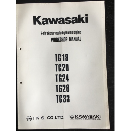 KAWASAKI 2 STROKE TG18-TG20-TG24-TG28-TG33  WORKSHOP SERVICE MANUAL