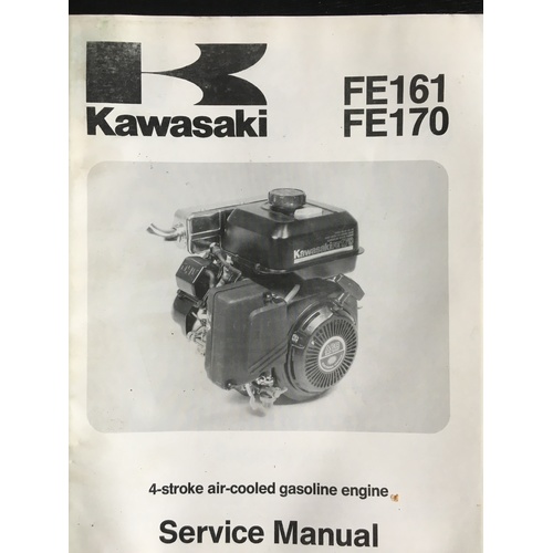 KAWASAKI GENERATOR FE161 FE170  WORKSHOP SERVICE MANUAL