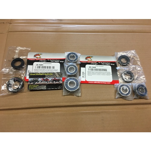 YAMAHA DT 175 94 - 04 FRONT & REAR WHEEL BEARING & SEAL KIT 1201 1444