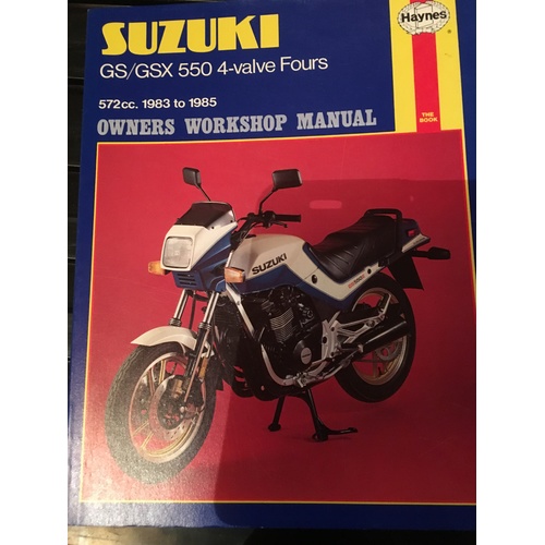 SUZUKI GS/GSX 500 FOUR 1983 1985 HAYNES  WORKSHOP MANUAL