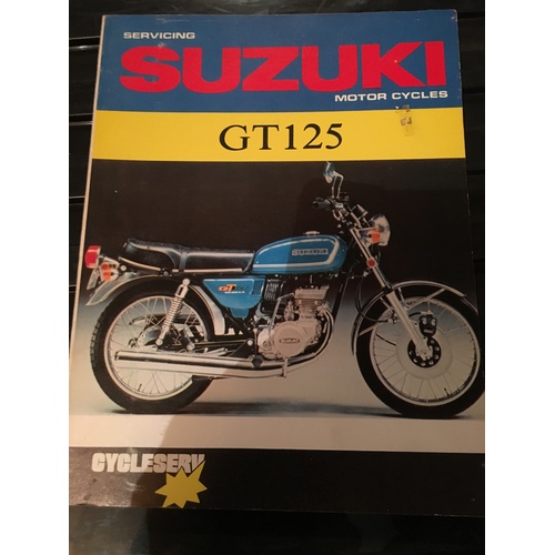 SUZUKI GT 125 CYCLESERV  WORKSHOP MANUAL