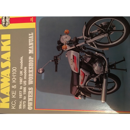KAWASAKI KC KE KH100 1977 1987 UK 1975 1986 US HAYNES WORKSHOP MANUAL